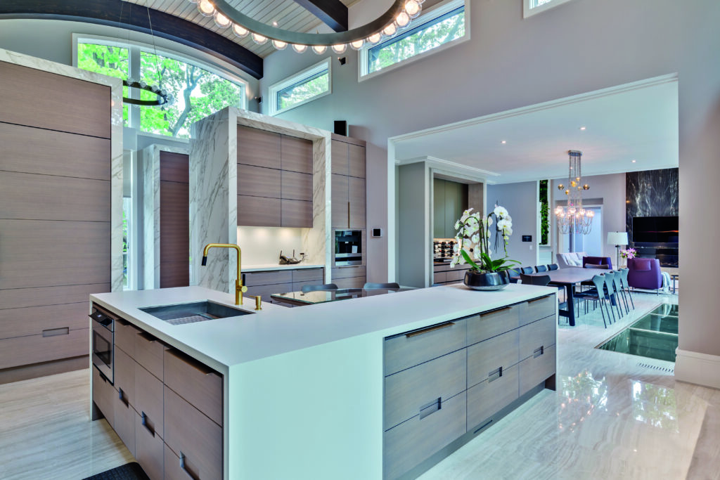 COCINA ENCIMERA REVESTIMIENTOS CALACATTA ARCTIC BASALT GREY DESIGN AND FABRICATOR Gornik Design build-private residence