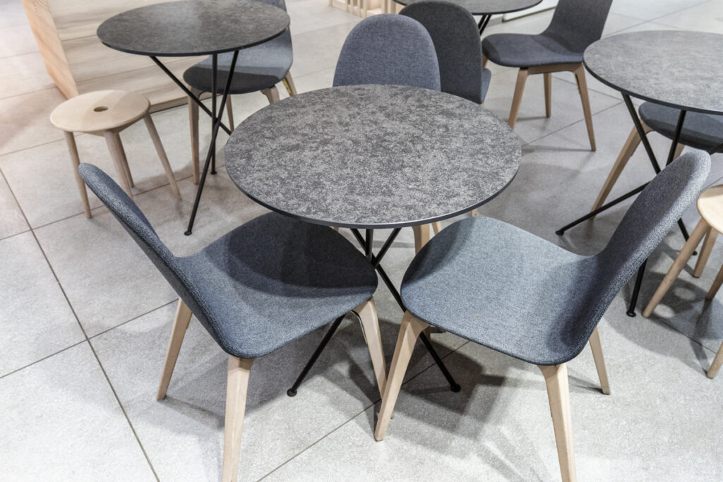 MESAS NEOLITH CAFETERIA PIERRE BLUE